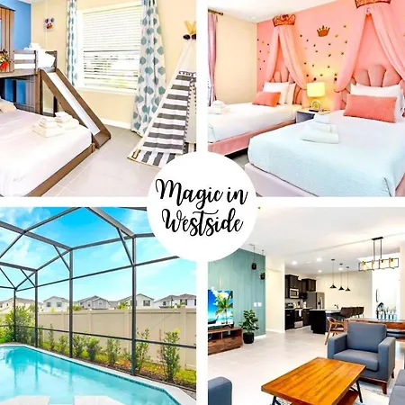 Exquisite, Spacious And Close To Disney 6 Bd Home #6Ws483